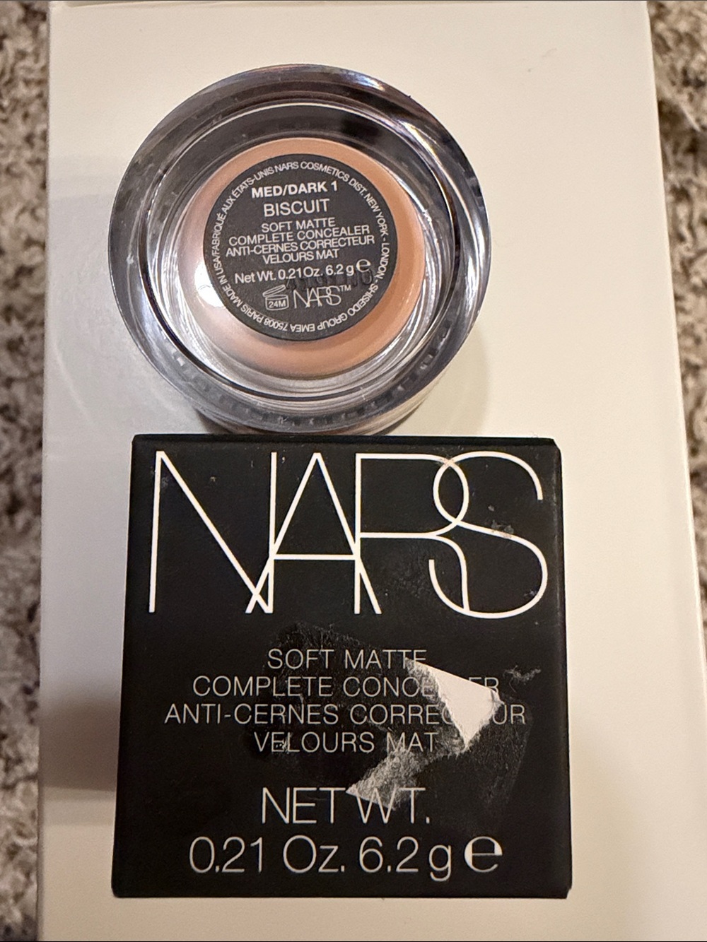 NARS Soft Matte Complete Concealer - Biscuit (Med/Dark 1)